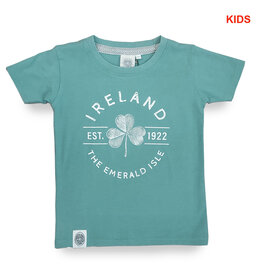 KIDS CLOTHES OCEAN GREEN SHAMROCK KIDS T-SHIRT