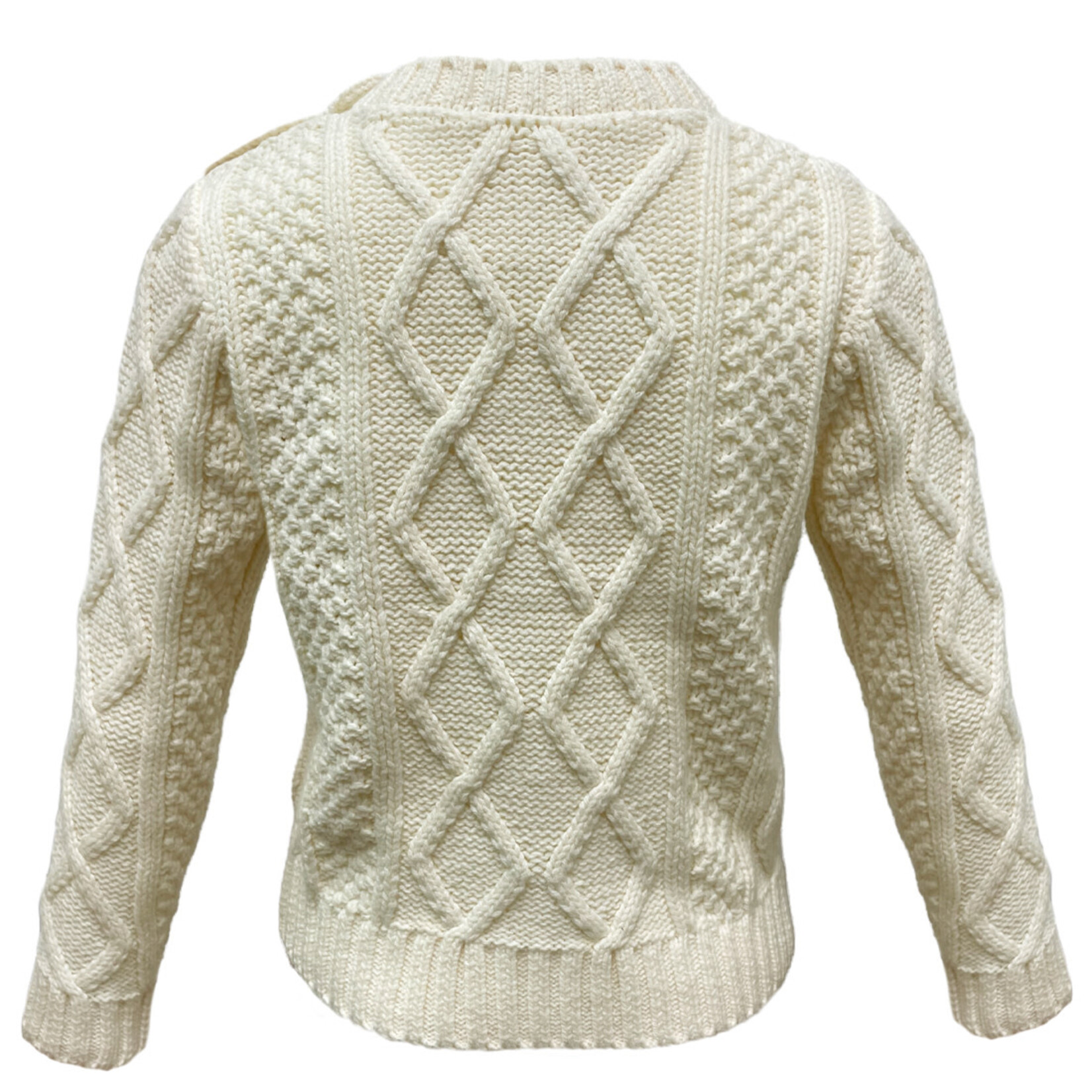 KIDS CLOTHES PATRICK FRANCIS KNIT KIDS CREW JUMPER w SHAMROCK