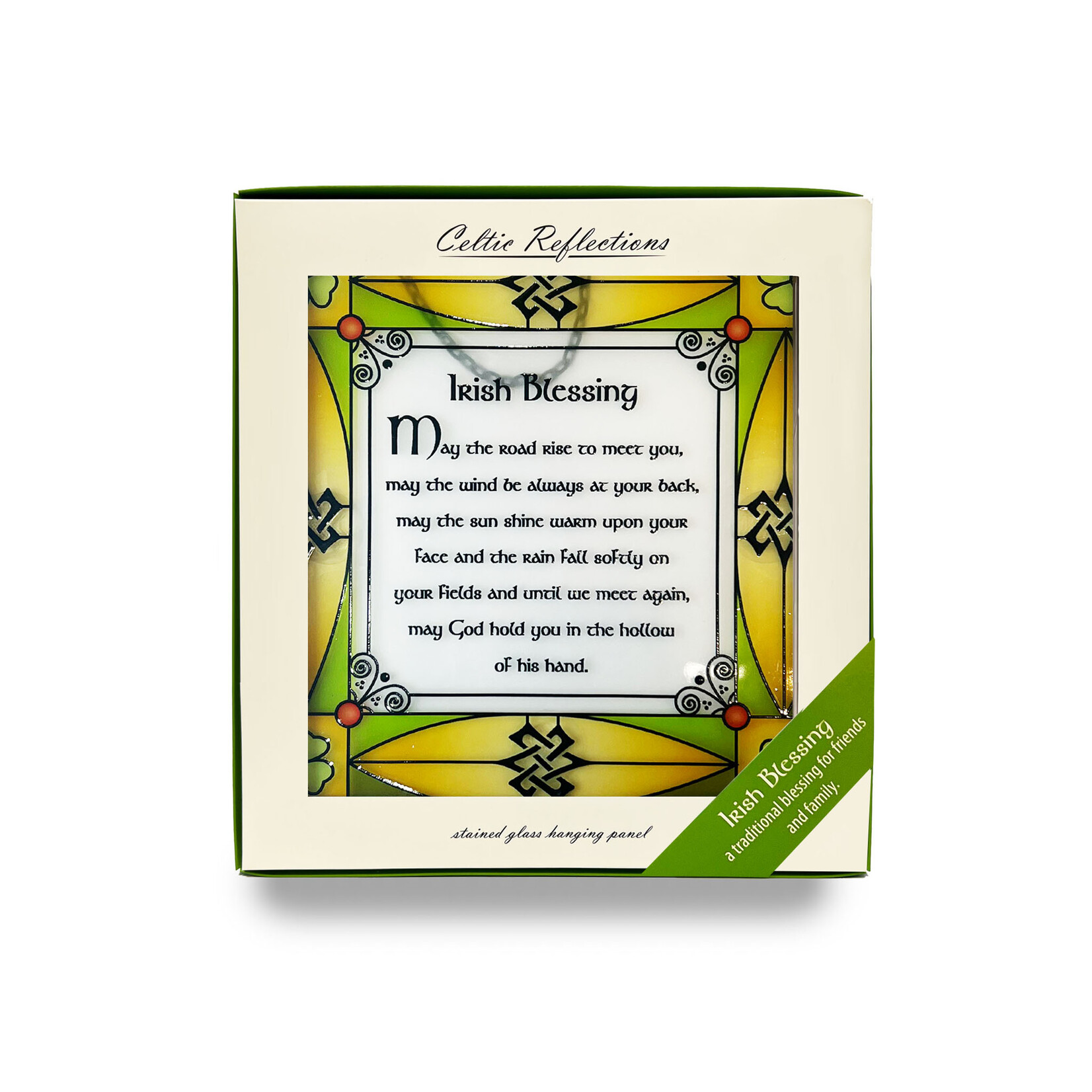 GARDEN CELTIC REFLECTIONS - Stained Glass Irish Blessing