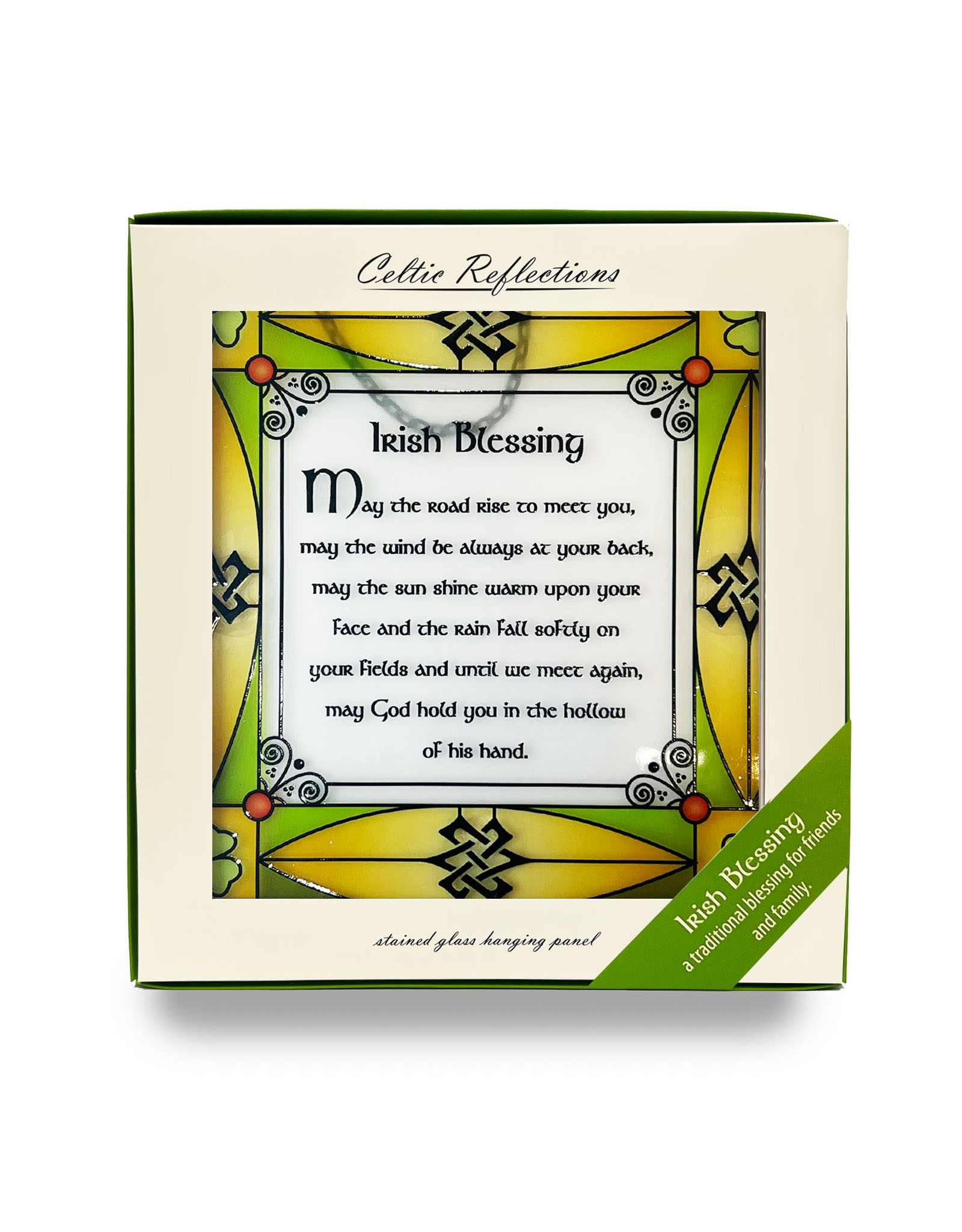 GARDEN CELTIC REFLECTIONS - Stained Glass Irish Blessing