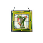 GARDEN CELTIC REFLECTIONS - Stained Glass Celtic Harp