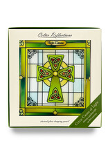 GARDEN CELTIC REFLECTIONS - Stained Glass Celtic Cross