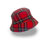 BABY CLOTHES TARTAN TOTS BUCKET HAT - Royal Stewart