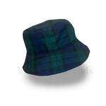 BABY CLOTHES TARTAN TOTS BUCKET HAT - Blackwatch