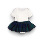 BABY CLOTHES TARTAN TOTS ONESIE - Blackwatch