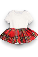 BABY CLOTHES TARTAN TOTS ONESIE - Royal Stewart