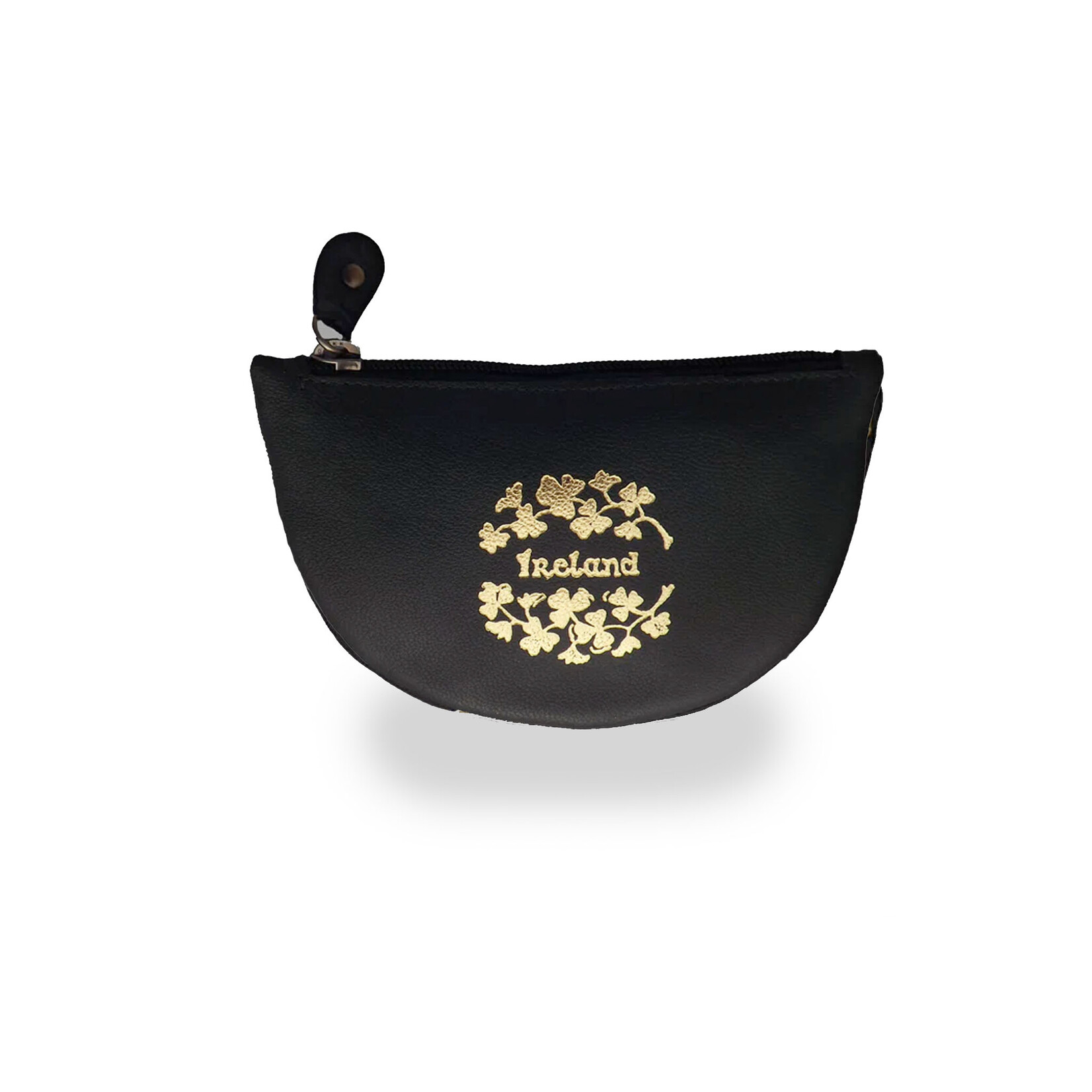 ACCESSORIES TINNAKEENLY HALF MOON PURSE - Ireland Grn/Gold Leather