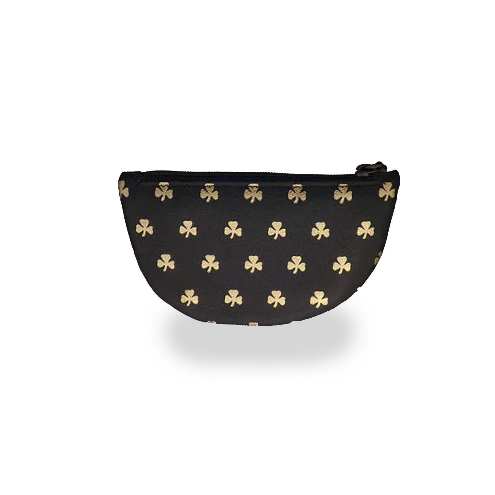 ACCESSORIES TINNAKEENLY HALF MOON PURSE - Shamrock Grn/Gold Leather