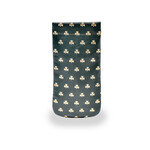 ACCESSORIES TINNAKEENLY GLASSES SNAP CASE - Shamrock Grn/Gold Leather
