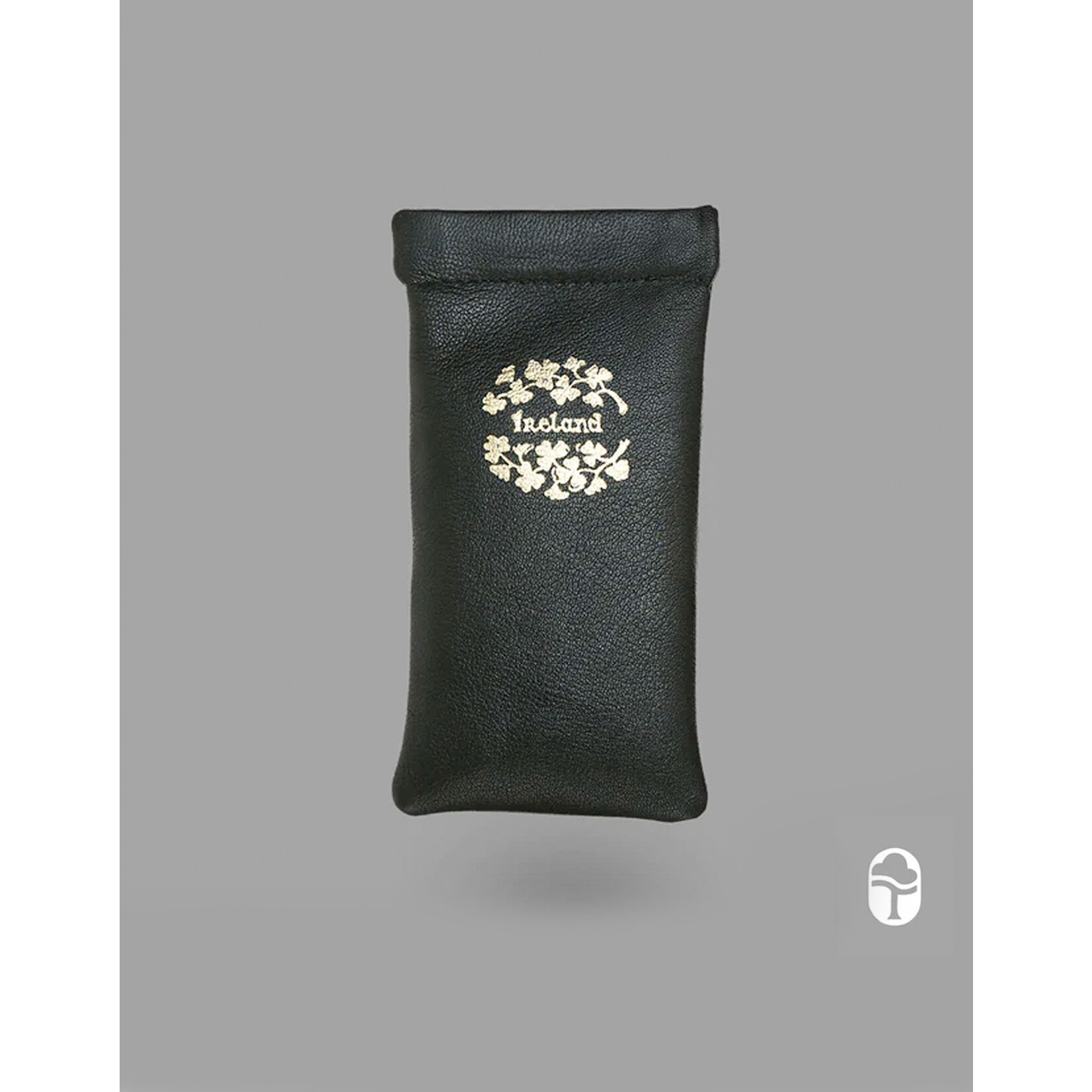 ACCESSORIES TINNAKEENLY GLASSES SNAP CASE - Ireland Grn/Gold Leather