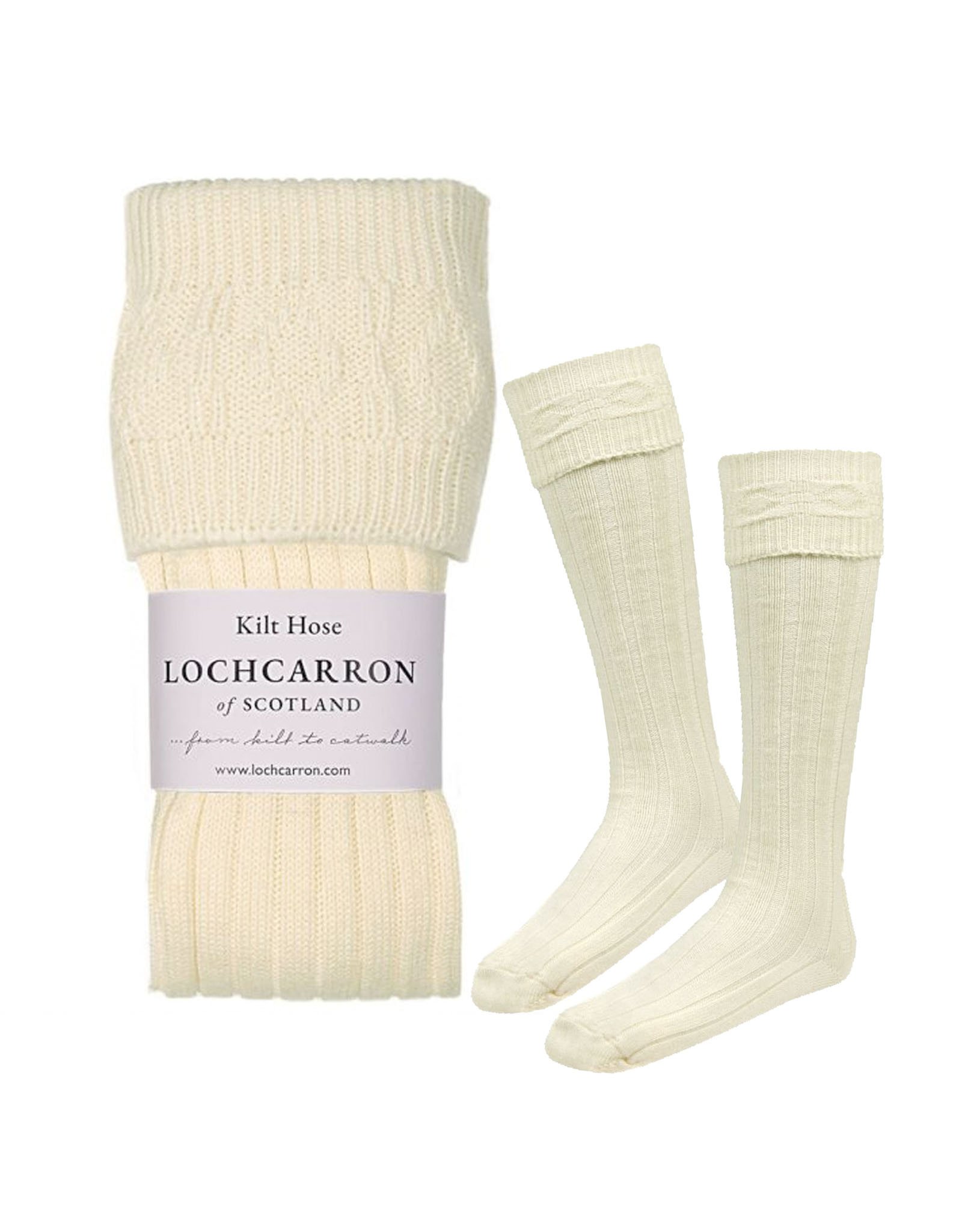 ACCESSORIES KILT SOCKS (HOSE) - White