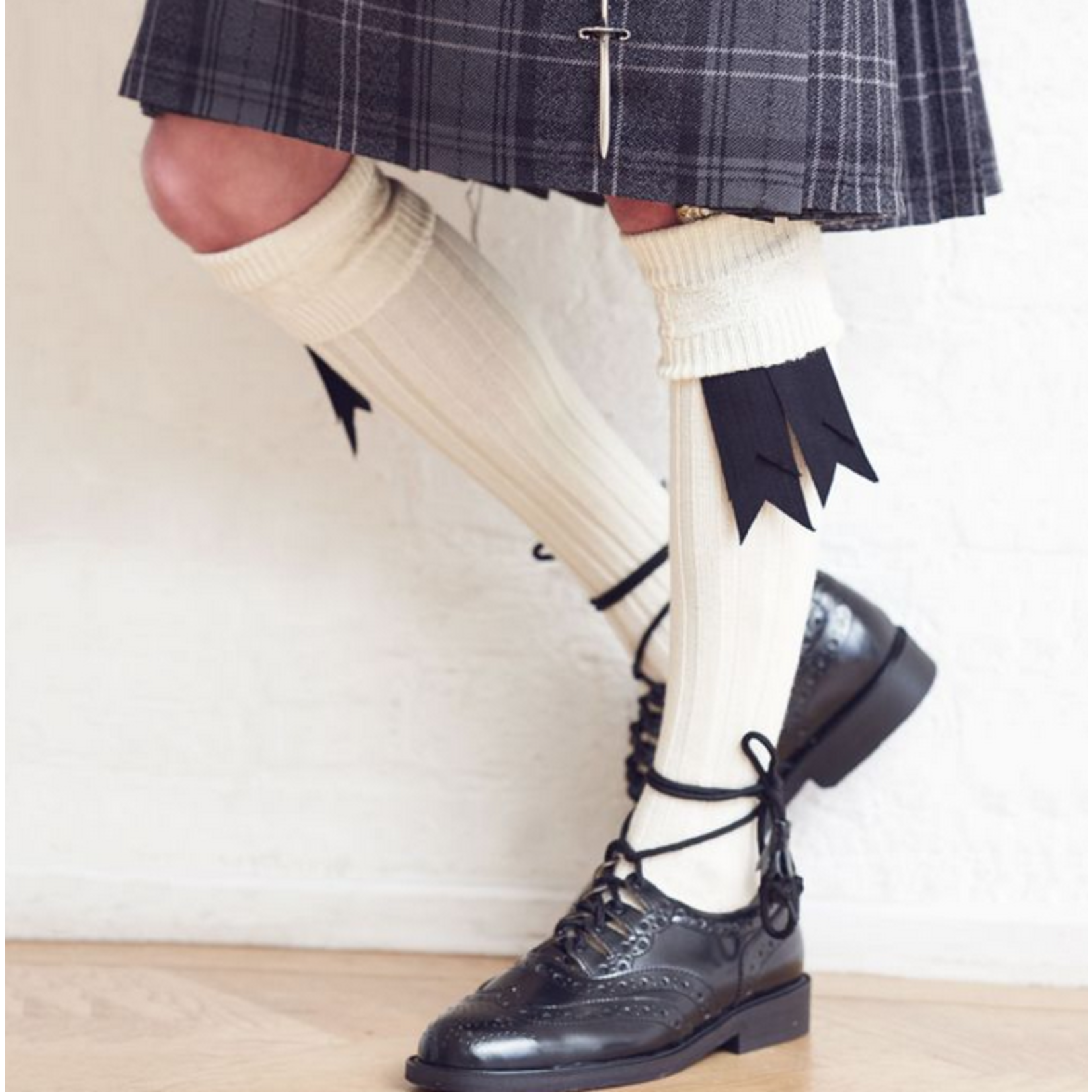 ACCESSORIES KILT SOCKS (HOSE) - White