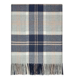 TAPESTRIES, THROWS, ETC. LOCHCARRON LAMBSWOOL LAP BLANKET - Bannockbane Grey