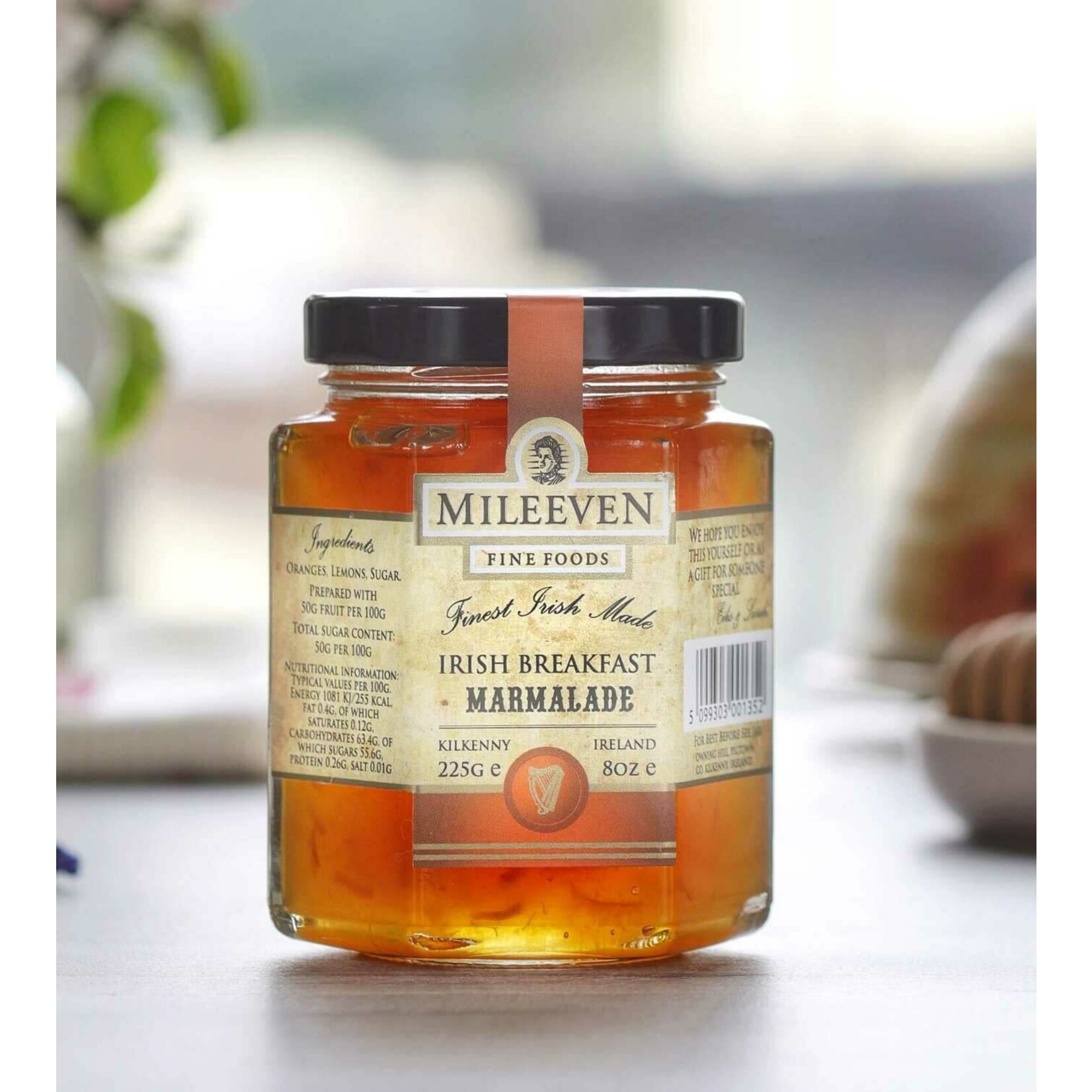 JAMS & SAUCES MILEEVEN IRISH BREAKFAST MARMALADE (225g)