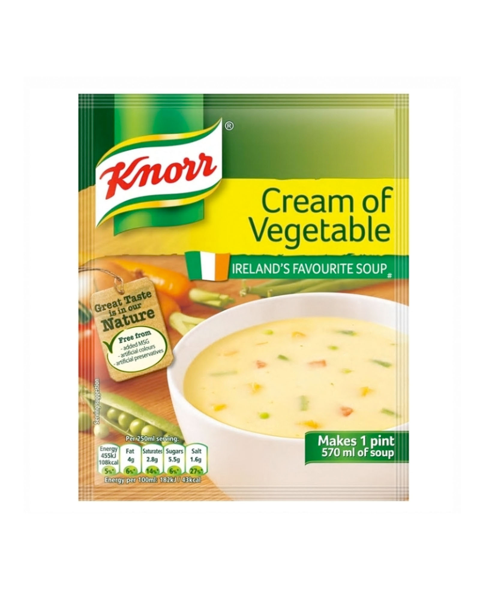 PANTRY STAPLES KNORR CREAM of VEGETABLE SOUP (44g)