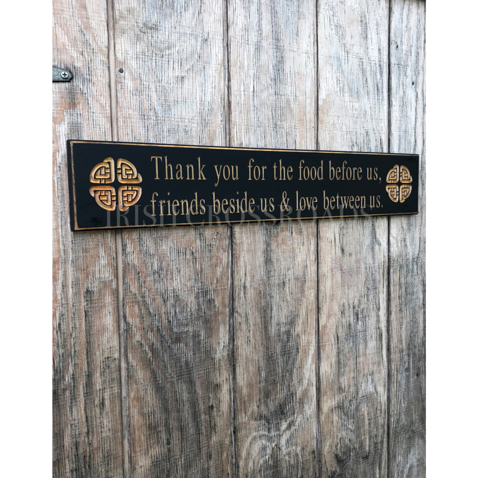 PLAQUES, SIGNS & POSTERS "THANK YOU FOR...” CARVED WOOD SIGN