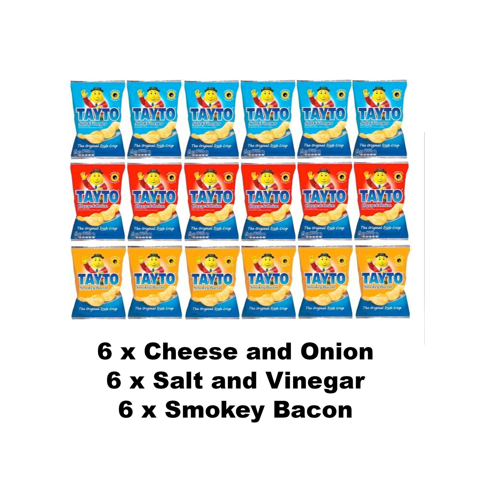 CRISPS / CHIPS TAYTOS ASSORTED CHRISTMAS BOX - (18x25g)