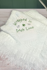 BABY BLANKETS “WRAPPED in IRISH LOVE” BABY BLANKET