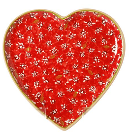 KITCHEN & ACCESSORIES NICHOLAS MOSSE MEDIUM HEART PLATE - Red Lawn