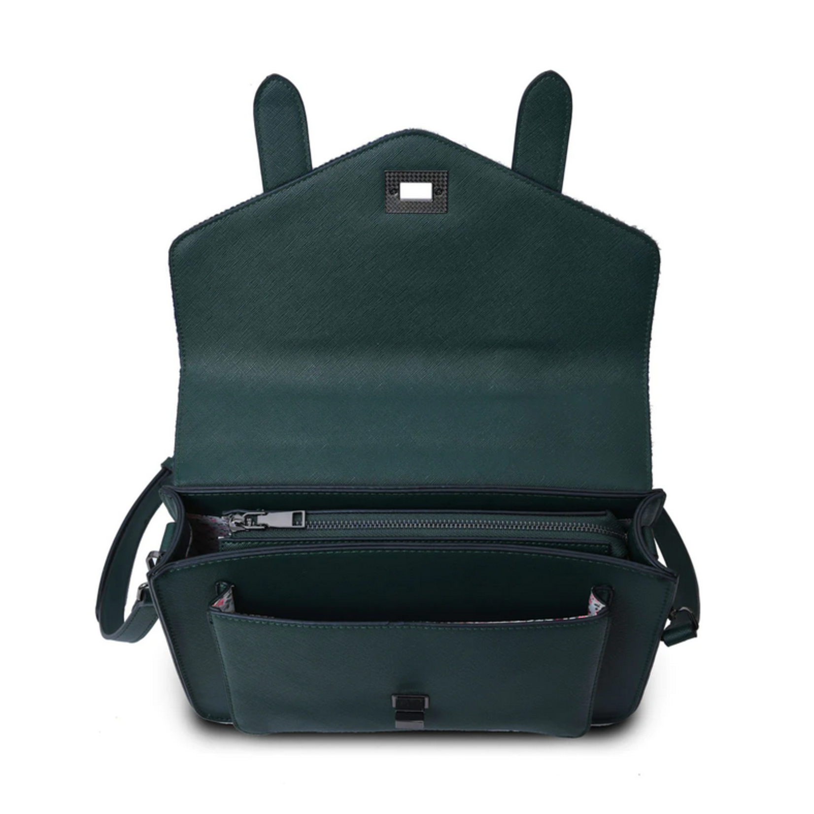 ACCESSORIES ISLANDER MEDIUM SATCHEL w HARRIS TWEED Black Watch