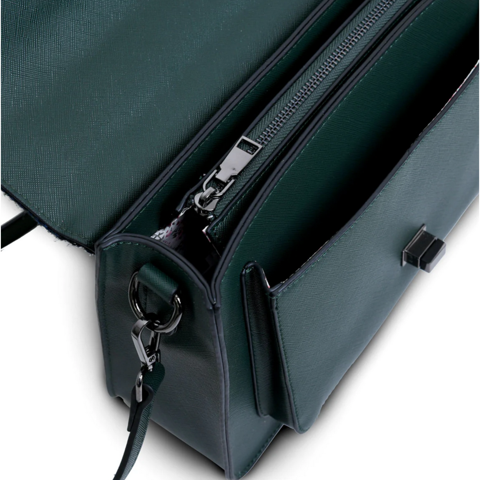 ACCESSORIES ISLANDER MEDIUM SATCHEL w HARRIS TWEED Black Watch