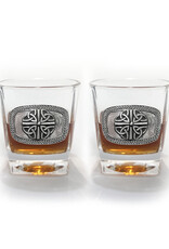 BARWARE MULLINGAR PEWTER WHISKEY GLASSES (2) - 4 Trinity
