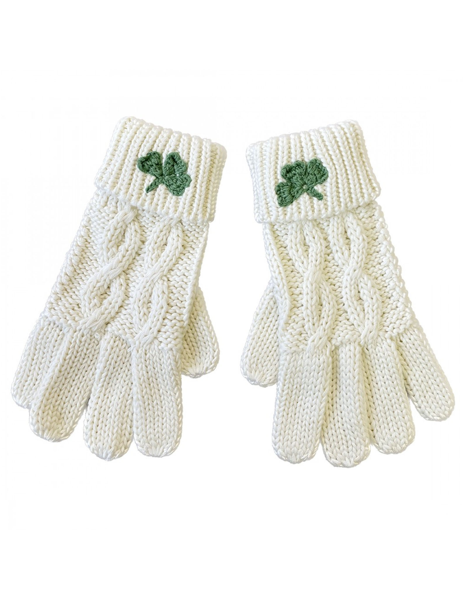 ACCESSORIES PATRICK FRANCIS KNIT GLOVES w SHAMROCK