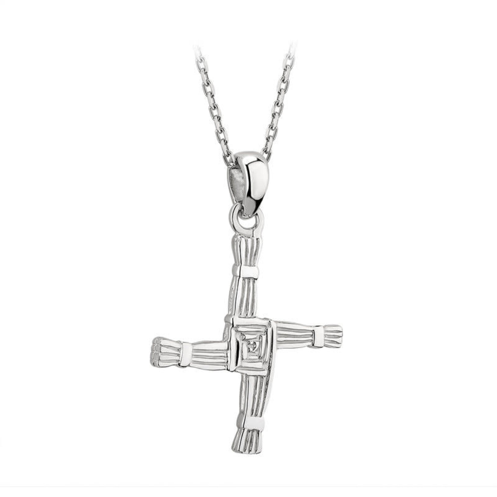 PENDANTS & NECKLACES SOLVAR STERLING ST. BRIGID CROSS PENDANT