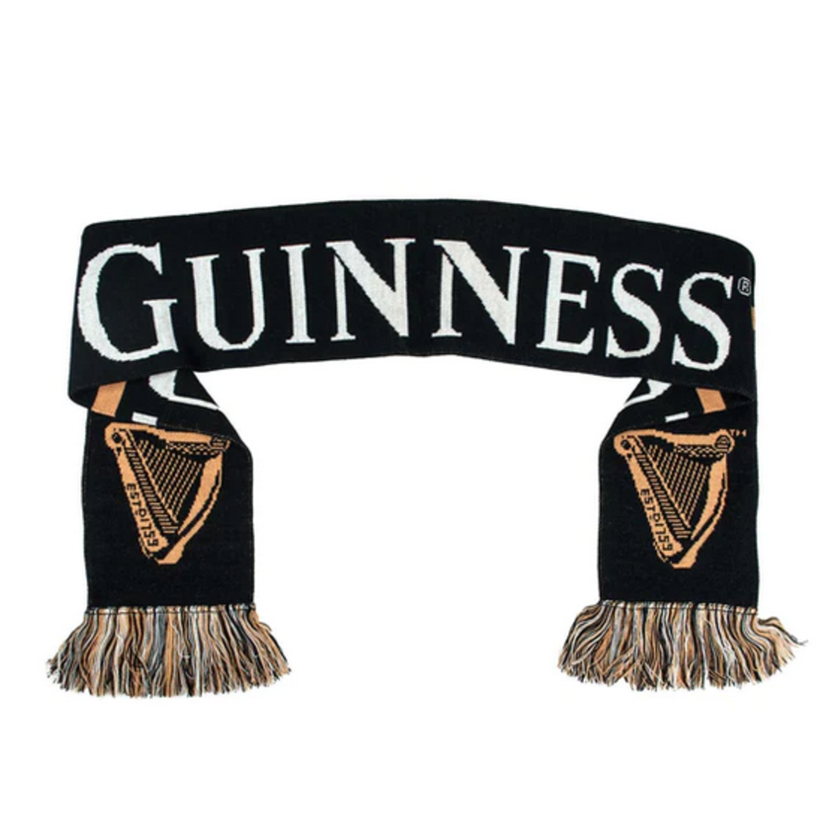 ACCESSORIES GUINNESS REVERSIBLE HARP LOGO SCARF
