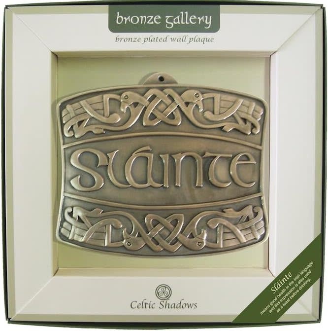 PLAQUES & GIFTS CELTIC BRONZE GALLERY WALL PLAQUE - Slanite