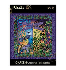TOYS JIGSAW PUZZLE - Garden Grn Man/Blue Woman 500pc