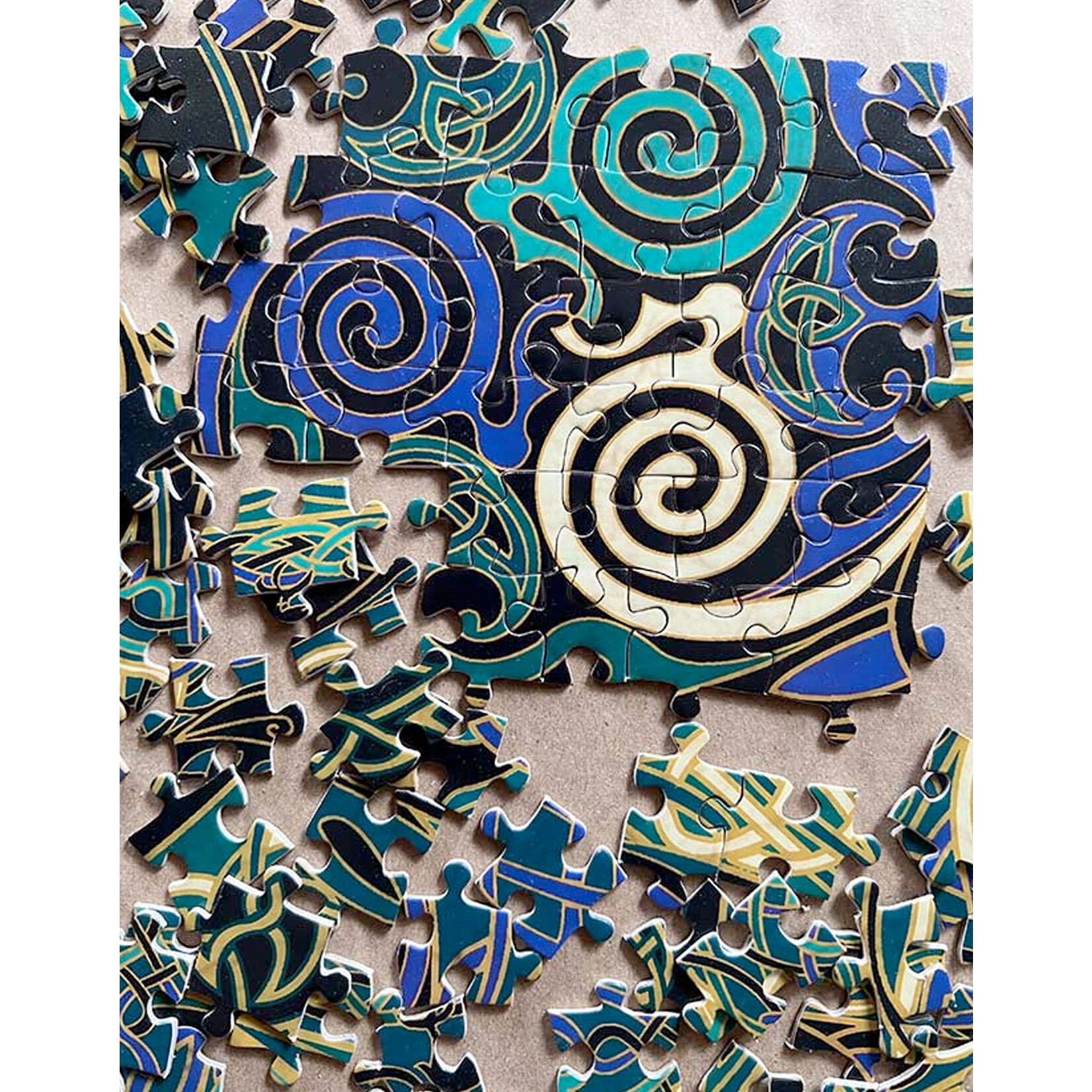 TOYS JIGSAW PUZZLE - Garden Grn Man/Blue Woman 500pc