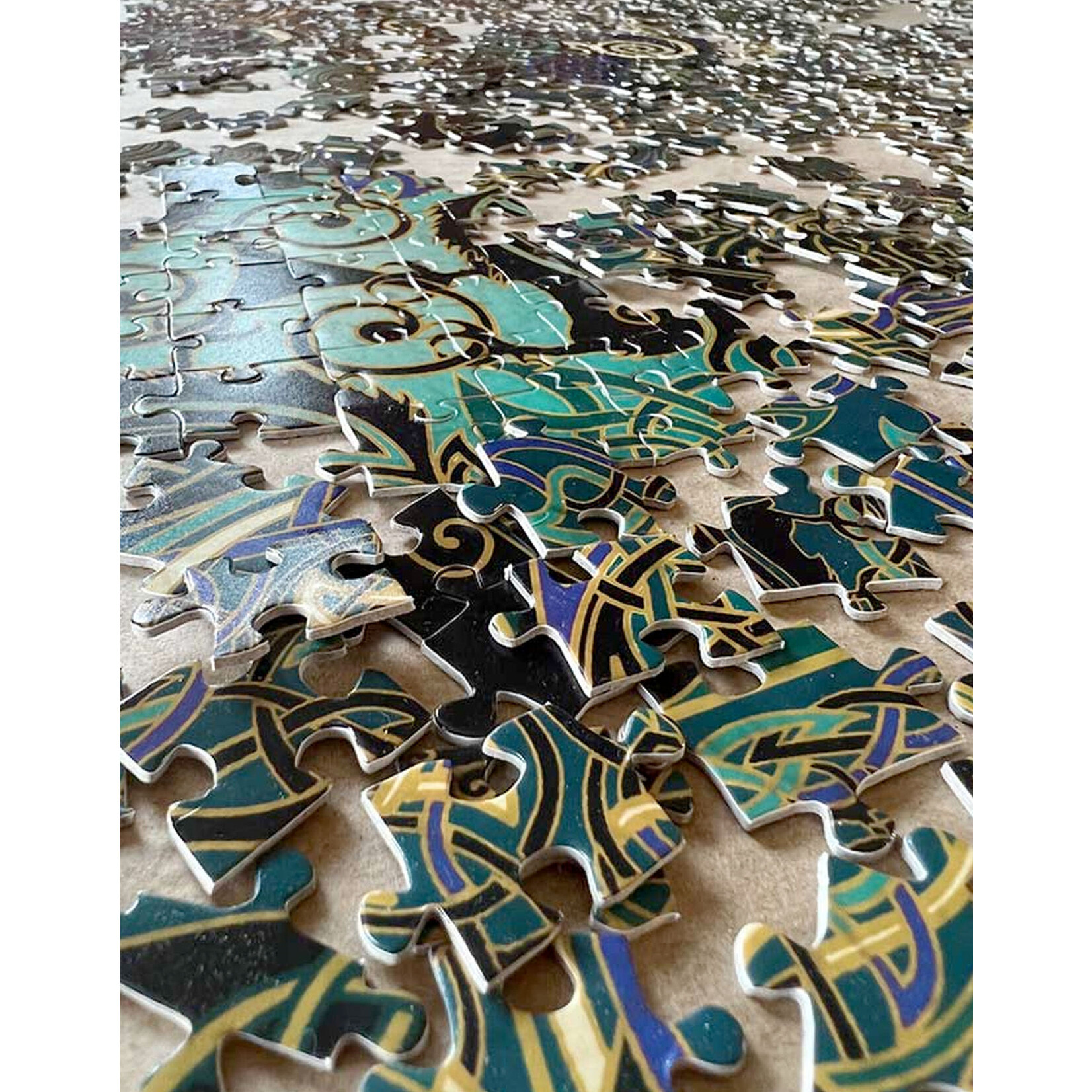 TOYS JIGSAW PUZZLE - Garden Grn Man/Blue Woman 500pc