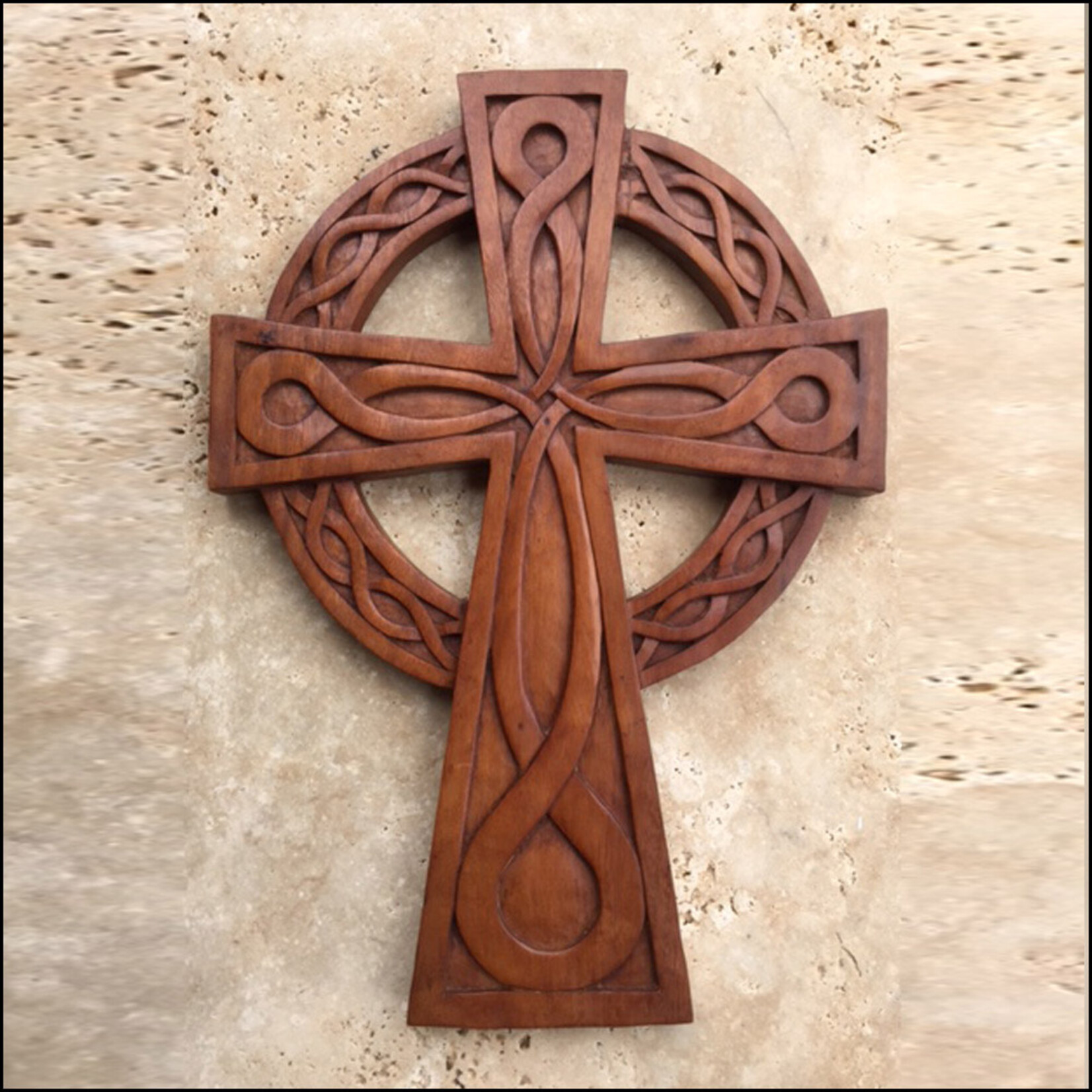 CELTIC CROSSES CELTIC WOOD CARVING - Celtic Cross