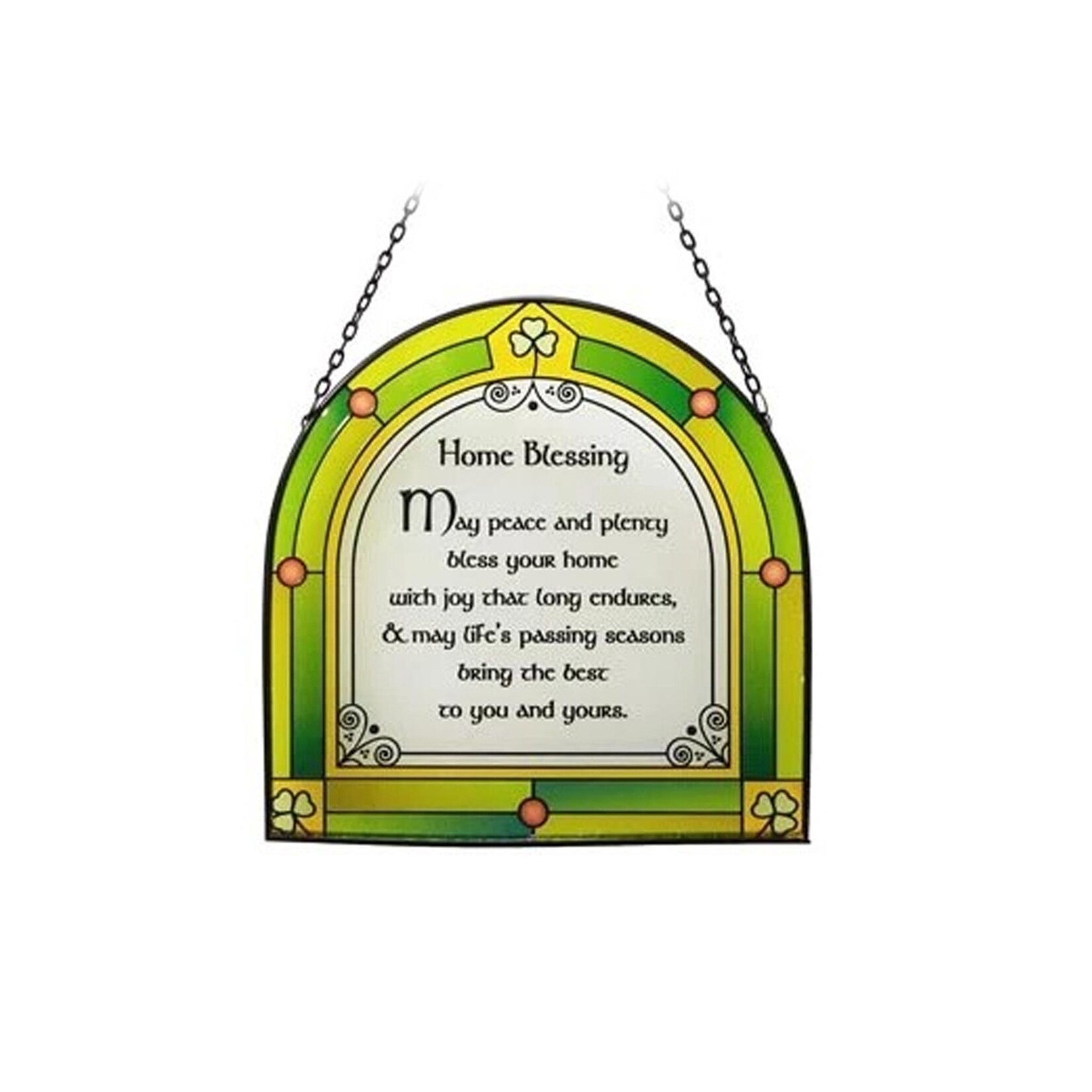 GARDEN CELTIC REFLECTIONS - Stained Glass Home Blessing