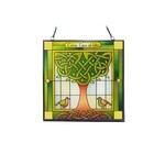 GARDEN CELTIC REFLECTIONS - Stained Glass Tree of Life