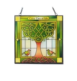 GARDEN CELTIC REFLECTIONS - Stained Glass Tree of Life