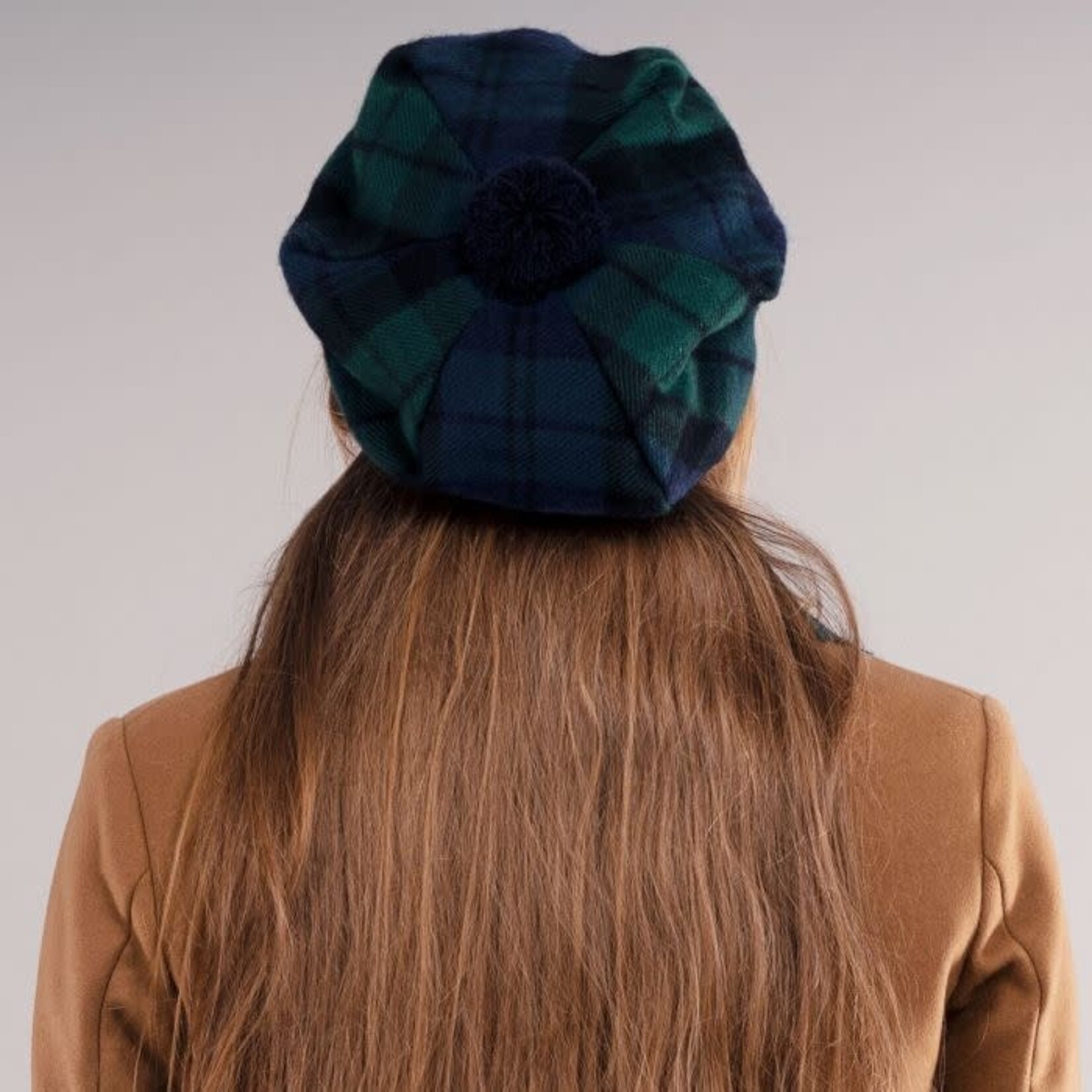 CAPS & HATS LOCHCARRON LAMBSWOOL TAM - Blackwatch