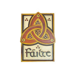 PLAQUES, SIGNS & POSTERS ISLANDCRAFT WOOD WALL ART - Failte Trinity Knot