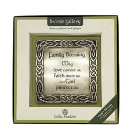 PLAQUES, SIGNS & POSTERS CELTIC BRONZE GALLERY WALL PLAQUE - Family Blessing