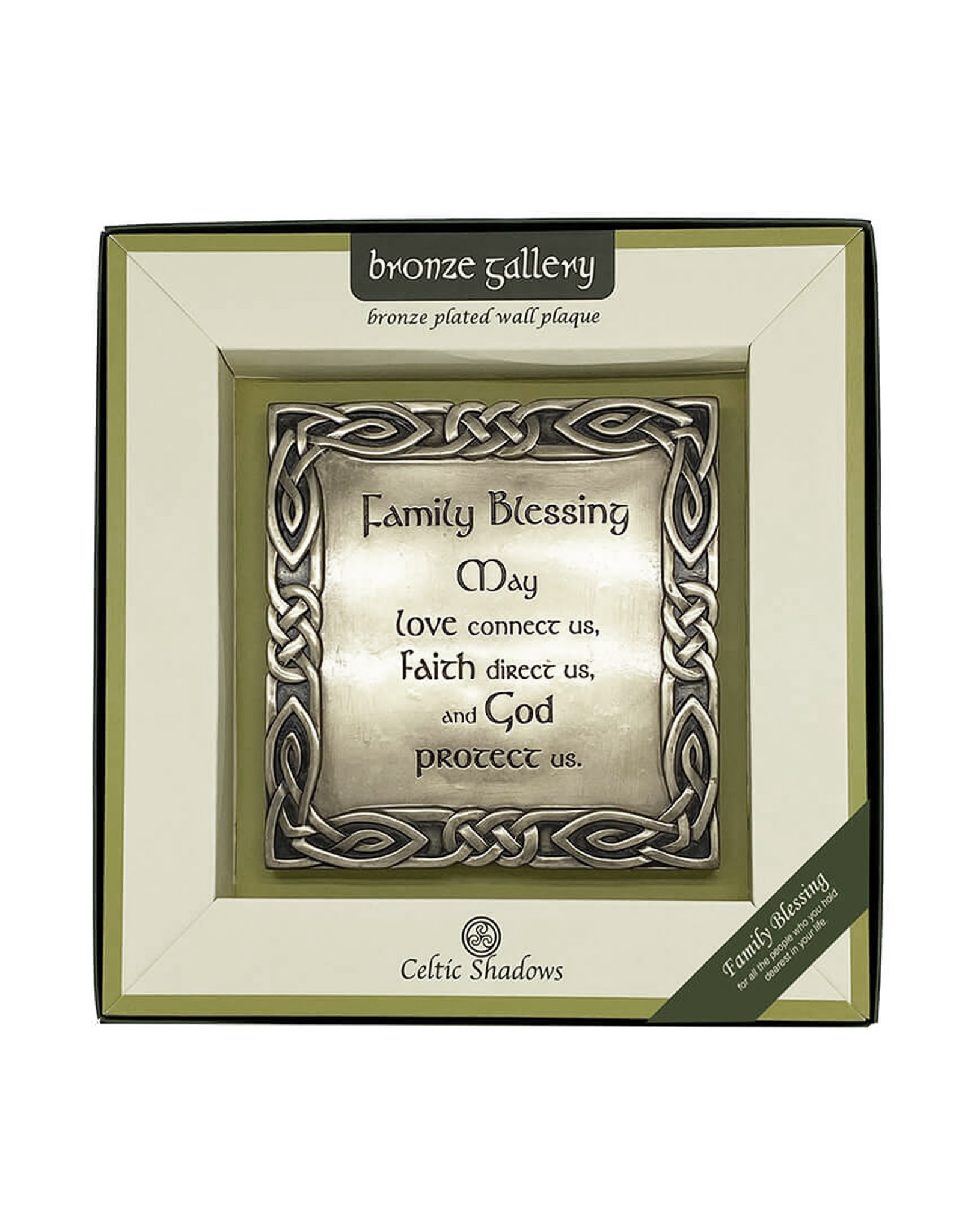 PLAQUES, SIGNS & POSTERS CELTIC BRONZE GALLERY WALL PLAQUE - Family Blessing