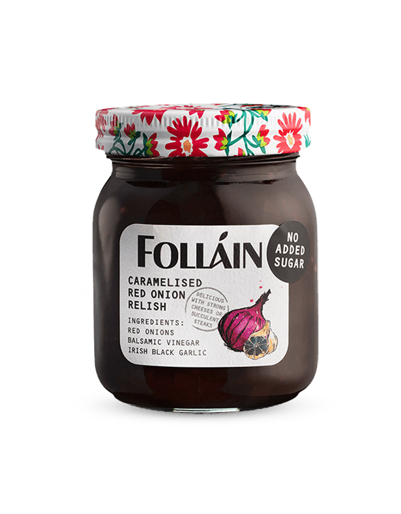 JAMS & SAUCES FOLLAIN RELISH - Carmelized Onion Blk Garlic