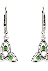 EARRINGS SHANORE STERLING CZ EM TRINITY DROP EARRINGS