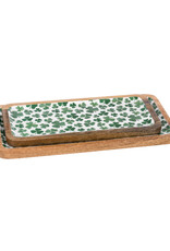 KITCHEN & ACCESSORIES SHAMROCK NESTING TRAYS (Set of 2)