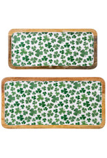 KITCHEN & ACCESSORIES SHAMROCK NESTING TRAYS (Set of 2)