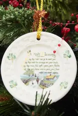 ORNAMENTS BELLEEK PLATE ORNAMENT - Irish Blessing