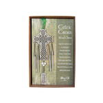 GARDEN CELTIC CROSS WINDCHIMES - May the Road Rise