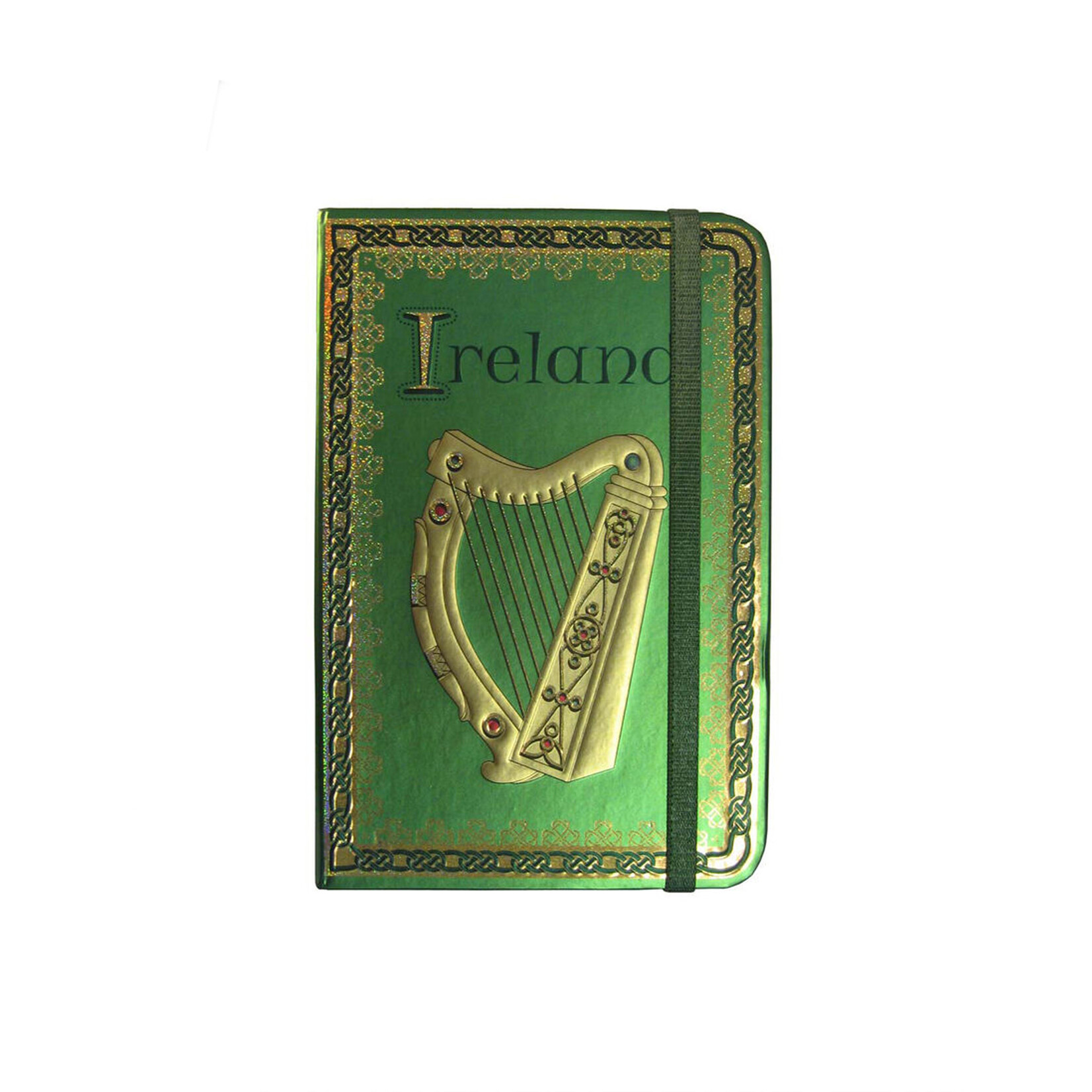 NOVELTY CELTIC NOTEBOOK - Irish Harp