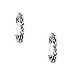 EARRINGS KEITH JACK STERLING SML HUGGIE ECLIPSE EARRINGS