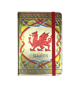 NOVELTY CELTIC NOTEBOOK - Wales Dragon